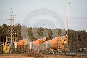 Modern exterior of an industrial building