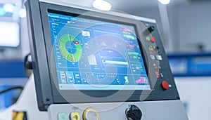 Modern Factory Automation and Control System Interface