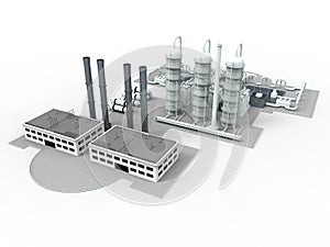 Modern factory layout