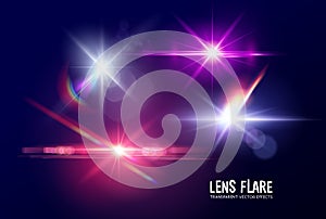 Modern Fantasy Light Lens Flare effects