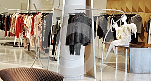 Modern fashion retail store photo