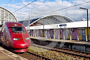 Modern Fast Passenger Train