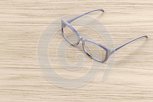 Modern female eyeglasses