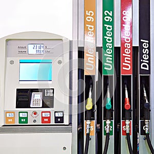 Modern filling station