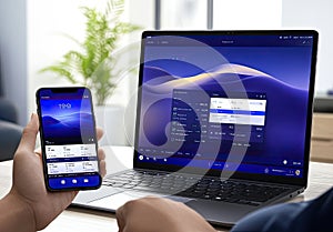 AI-Generated Dark Mode Interface
