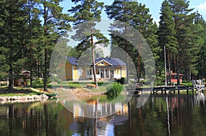 Finland, Savonia/Kuopio: Modern Finnish Home photo