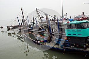 Modern fishing boat