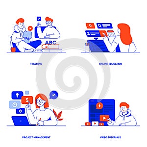 Flat Modern design Illustration of 05