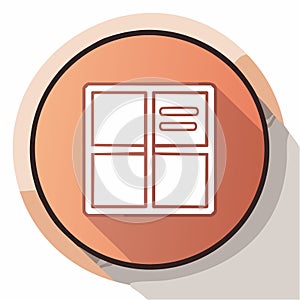 Modern Flat Design Layout Icon