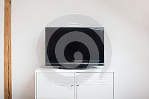 Modern flat lcd television set