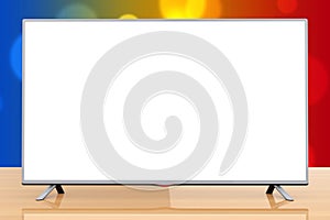 Modern Flat Led or Lcd TV. 3d Rendering