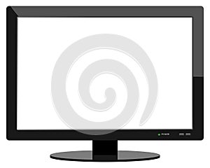 Modern Flat Screen TV Set