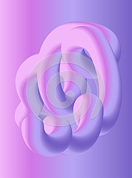 Modern fluid wavy abstract shape gradient composition for poster, banner, flyer or promotion