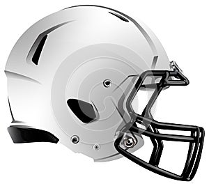 Modern Football Helmet Illustration