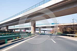 Modern freeways with overpass