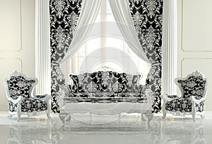 Modern furniture in baroque design
