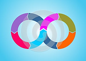 Modern Futuristic DevOps Machine Learning Data Science Data Engineering Template Design Vector EPS