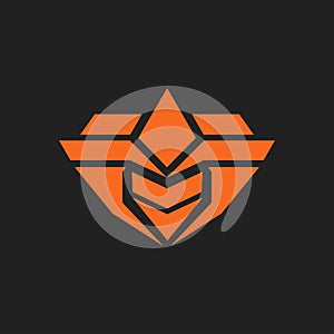 modern gamers logo template vector design