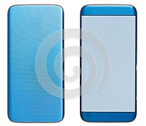 Modern generic blue smartphone