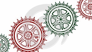 Modern Geometric Abstract Lines, Dynamic Intersecting Pattern, vector design Generative AI