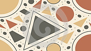 Modern geometric abstract pattern, stylish tileable background. vector design Generative AI