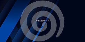Modern geometric dark blue 3d texture background with modern business concept for presentation design, business card, tech banner