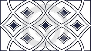 Modern geometric diamond square pattern vector, abstract background. vector design Generative AI