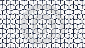 Modern Geometric Hexagonal Pattern Background Seamless Design Element for Branding Web and Print Projects