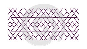 Modern Geometric Intersecting Line Pattern, vector design Generative AI