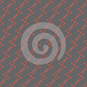 Modern geometric line grid seamless pattern