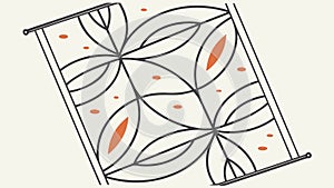 Modern geometric pattern banner, abstract decorative design, versatile and elegant, vector design Generative AI