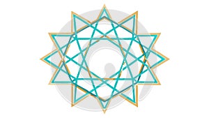 Modern Geometric Starburst Vector for Dynamic and Abstract Designs, vector design Generative AI