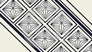 Modern Geometric Tile Pattern, Abstract Wall Design, vector design Generative AI