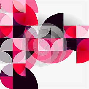 Modern geometrical abstract background circles