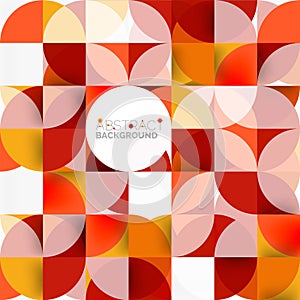 Modern geometrical abstract background circles