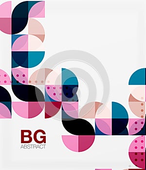 Modern geometrical abstract background