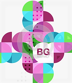 Modern geometrical abstract background