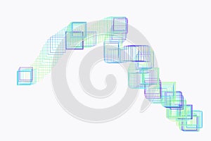 Modern geometrical square, rectangle background pattern abstract. Shape, repeat, template & effect.