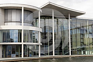 Modern glass Berlin Reichstag Paul Loebe Haus in Berlin photo