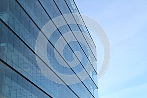 Modern glass building