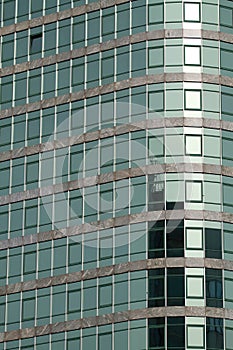 Modern glass building