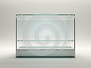 Modern Glass Display Case
