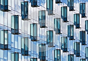 Modern glass facade