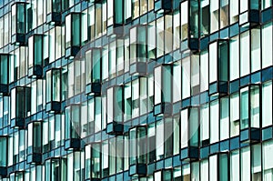 Modern glass facade