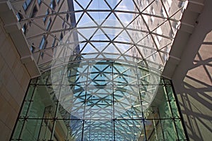 Modern glass facade