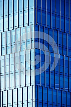Modern Glass facade Blue color Exterior Architecture details