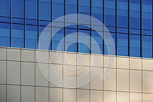 Modern Glass facade Metal sheet wall Architecture details