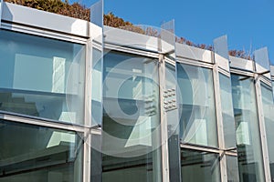 Modern Glass Facade Office Building