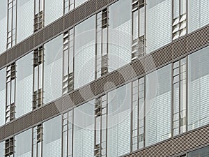 Modern glass facade