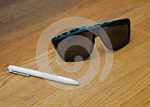 Modern glasses icon isolated on white background illustration of elegance spectacles in black frame, eyeglasses with lense,